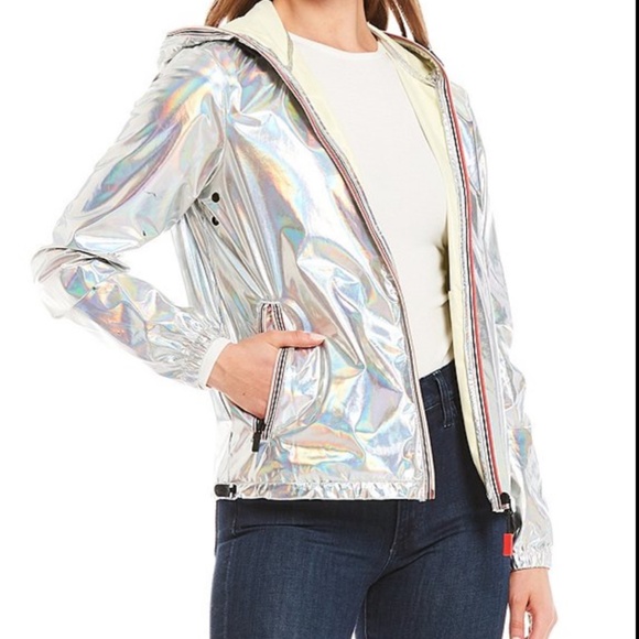 Hunter Jackets & Blazers - Hunter Original Silver Nebula Shell Hoodie Jacket NEW